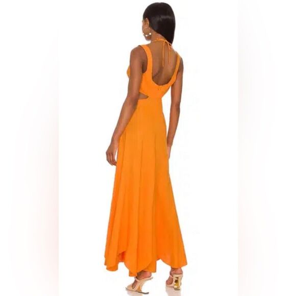 Cult Gaia Eileen Waist Cutout Dress, Revolve Apricot, NWT, Size L - Picture 11 of 11